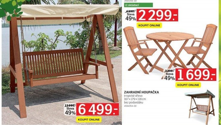 Zahradní houpačka - ASKO akcniletaky.com
