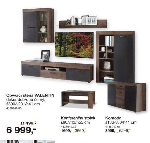 Obývací stěna VALENTIN