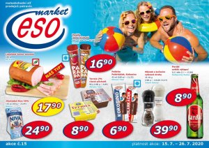 akční leták ESO MARKET 15.7.2020-26.7.2020