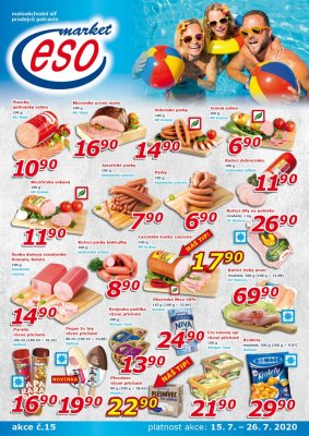 akční leták ESO MARKET 15.7.2020-26.7.2020