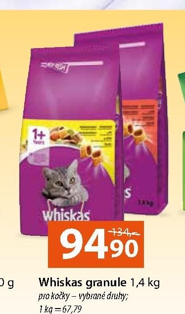 Whiskas granule 1,4 kg