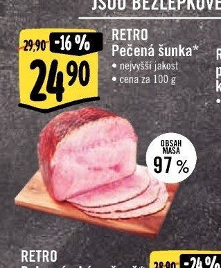RETRO Pečená šunka