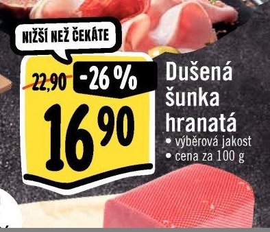 Dušená šunka hranatá