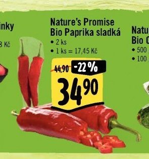 Nature's Promise Bio Paprika sladká