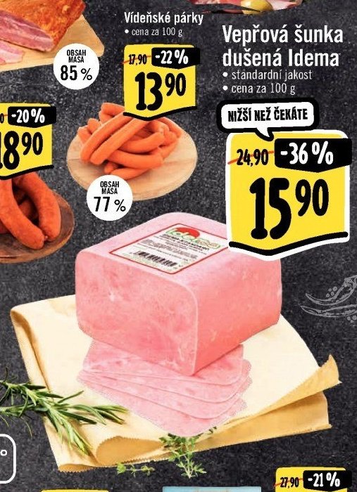 Vepřová šunka dušená Idema