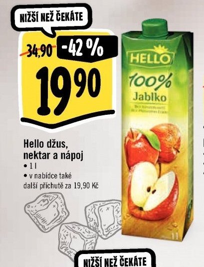 Hello džus, nektar a nápoj