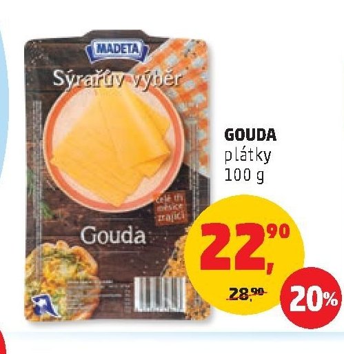 Gouda plátky