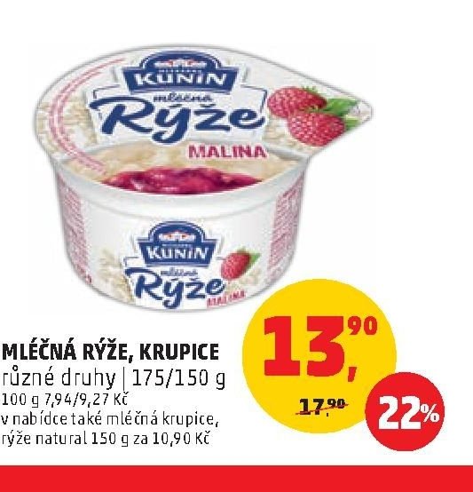 Mléčná rýže, Krupice