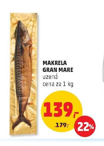 MAKRELA GRAN MARE uzená cena za 1 kg