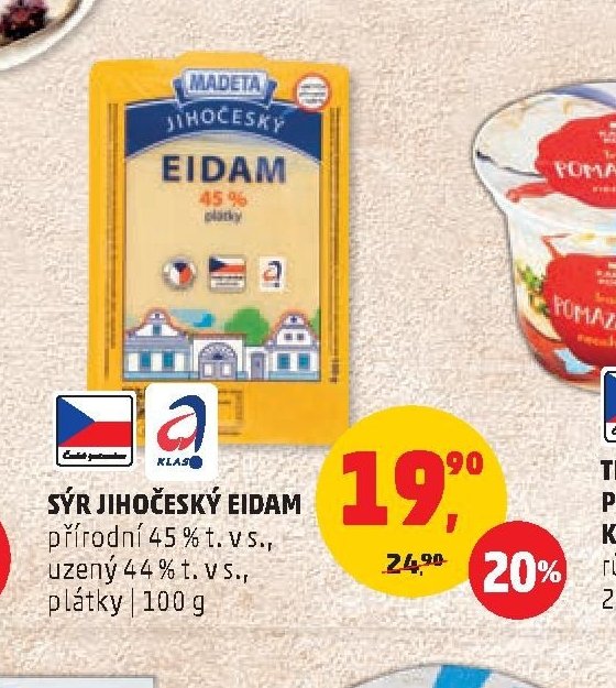Sýr Jihočeský Eidam