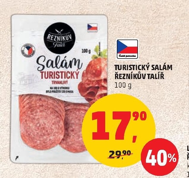 TURISTICKÝ SALÁM ŘEZNÍKŮV TALÍŘ