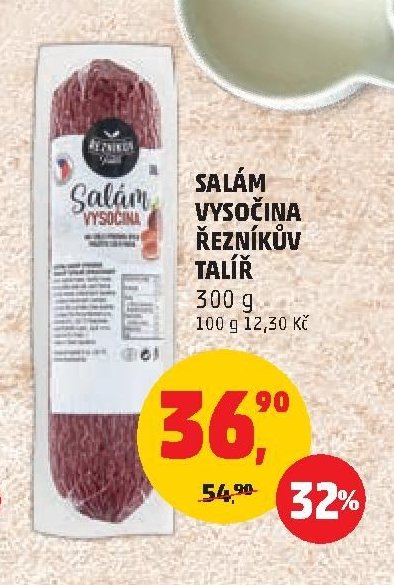 SALÁM VYSOČINA ŘEZNÍKŮV TALÍŘ