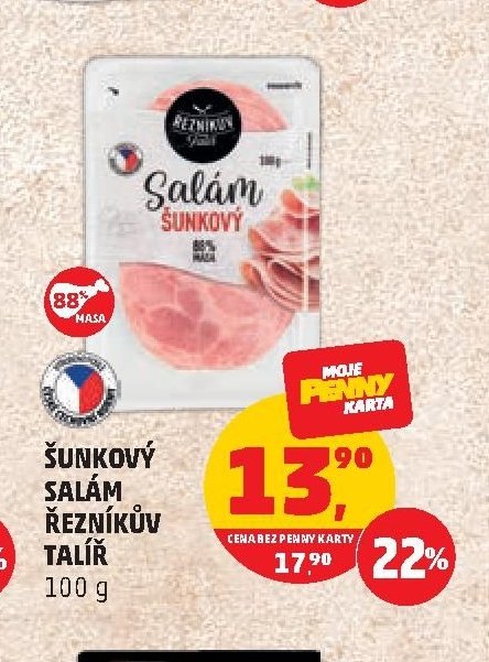 ŠUNKOVÝ SALÁM ŘEZNÍKŮV TALÍŘ