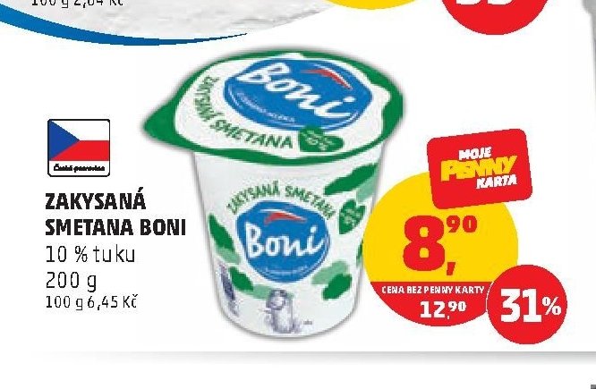 ZAKYSANÁ SMETANA BONI