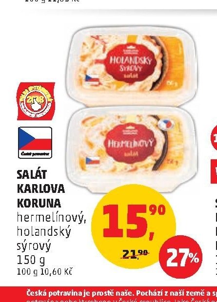 SALÁT KARLOVA KORUNA