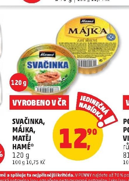 SVAČINKA, MÁJKA, MATĚJ HAMÉ