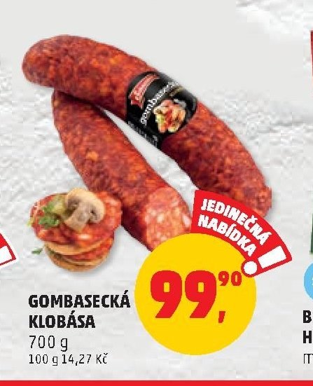 GOMBASECKÁ KLOBÁSA