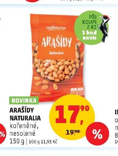 ARAŠÍDY NATURALIA kořeněné