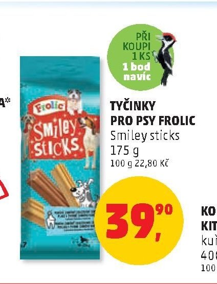 TYČINKY PRO PSY FROLIC Smiley sticks