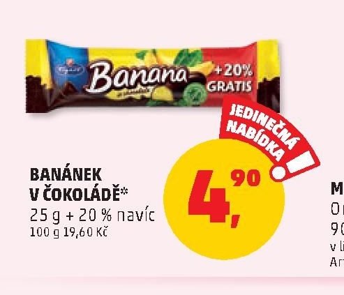 Banánek v čokoládě