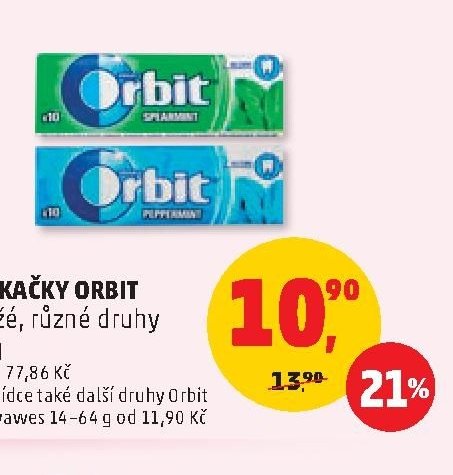 Žvýkačky Orbit