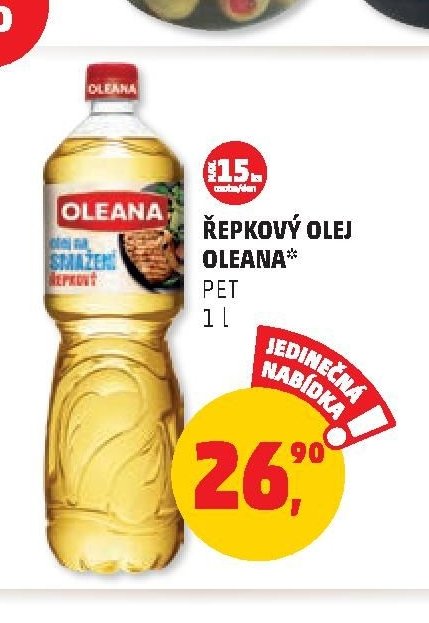 ŘEPKOVÝ OLEJ OLEANA
