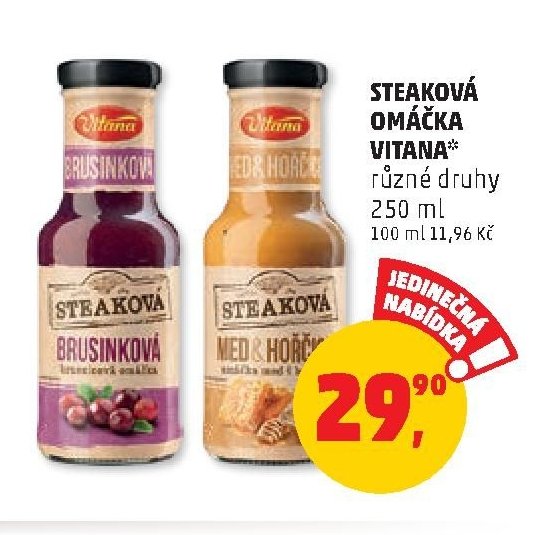 STEAKOVÁ OMÁČKA VITANA