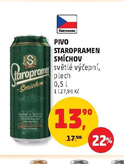 PIVO STAROPRAMEN SMÍCHOV