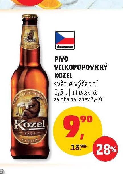 PIVO VELKOPOPOVICKÝ KOZEL