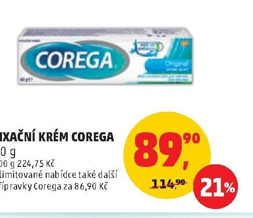 Fixační krém Corega