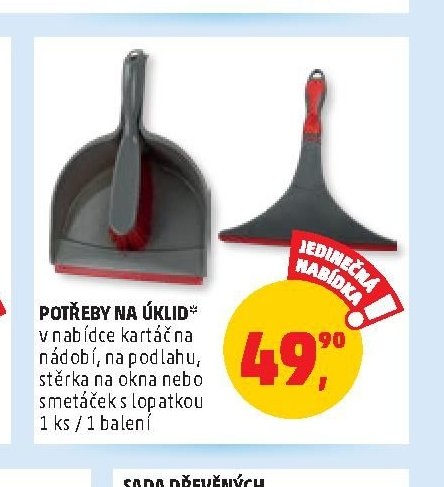 POTŘEBY NA ÚKLID