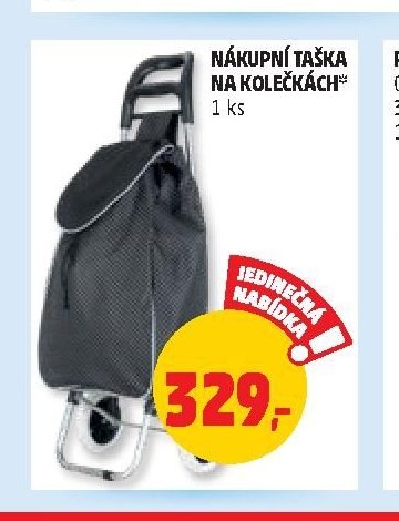 NÁKUPNÍ TAŠKA NA KOLEČKÁCH