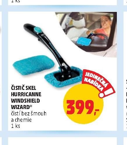 Čistič skel Hurricane Windshield Wizard