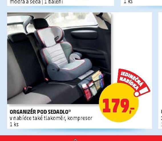 Organizér pod sedadlo