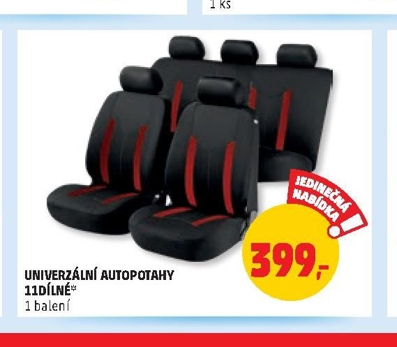 Univerzální autopotahy 11dílné