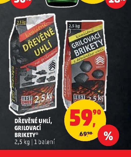 DŘEVĚNÉ UHLÍ, GRILOVACÍ BRIKETY