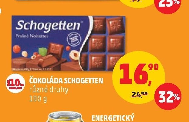 Čokoláda Schogetten