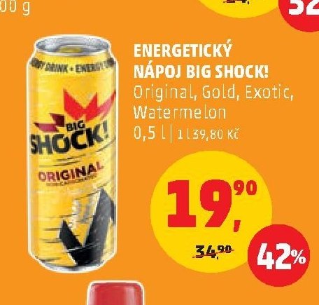 Energetický nápoj Big Shock!