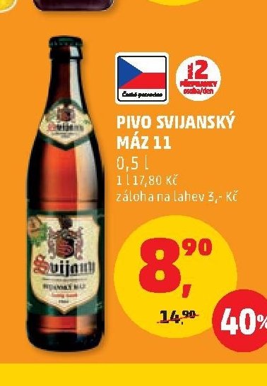 Pivo Svijanský Máz 11