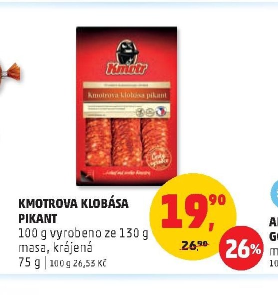 Kmotrova klobása pikant