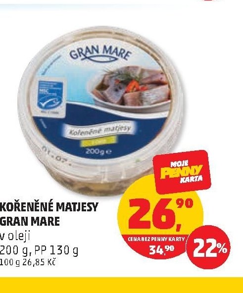 Kořeněné matjesy Gran Mare
