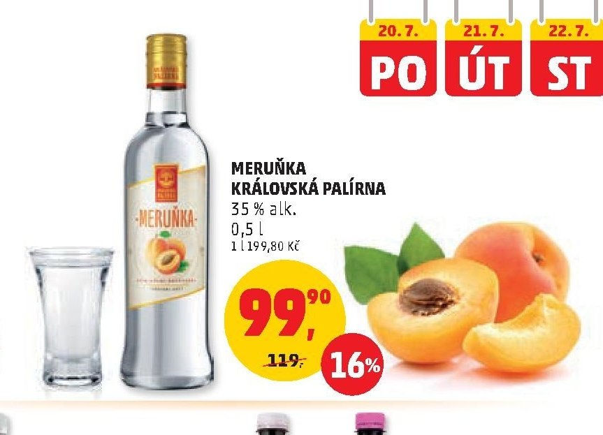 Meruňka Královská Palírna