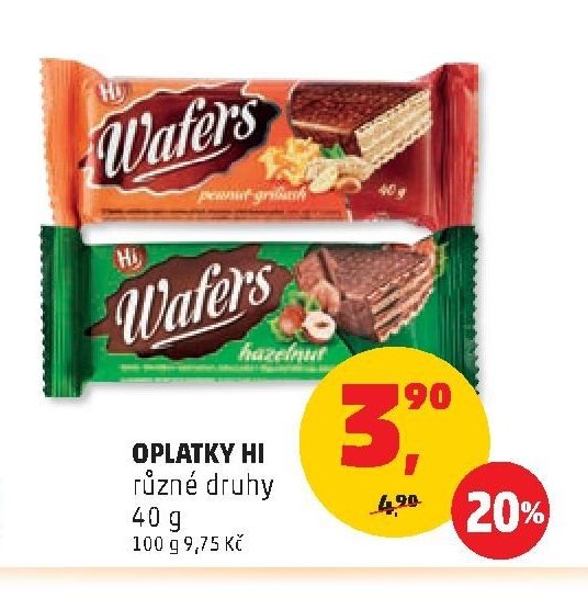 Oplatky Hi různé druhy
