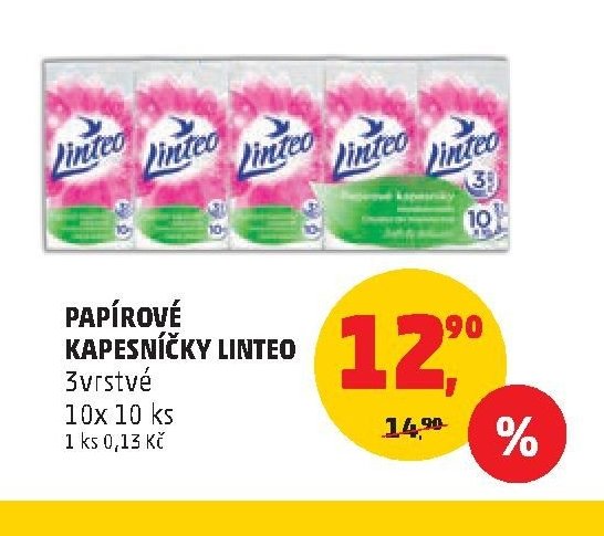 Papírové kapesníčky Linteo