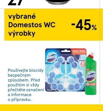 vybrané Domestos WC výrobky