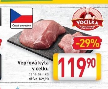 Vepřová kýta v celku