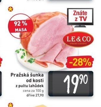 Pražská šunka od kosti