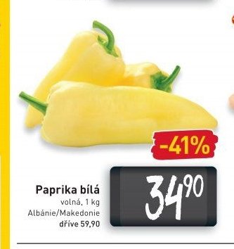 Paprika bílá