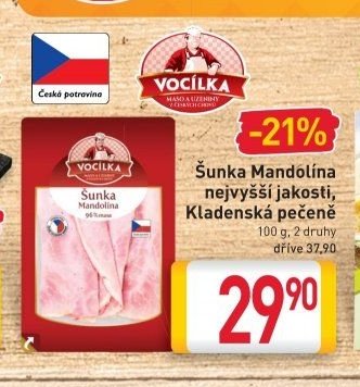 Šunka Mandolína nejvyšší jakosti, Kladenská pečeně