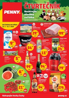 akční leták Penny Market 16.7.2020-22.7.2020